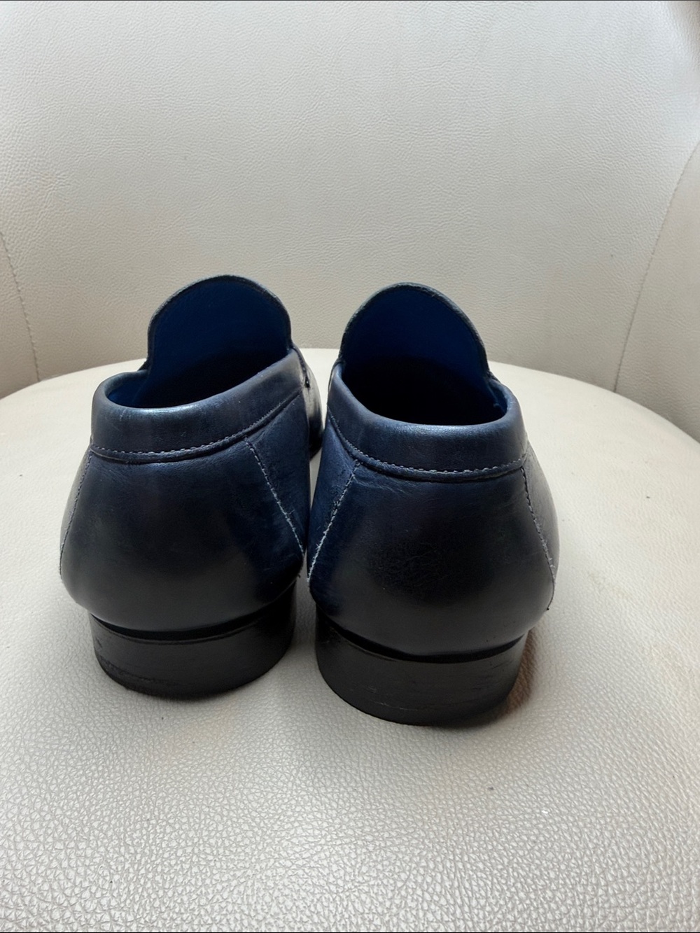 Angelo Galasso Men’s Brown Leather Loafers – Size EU 41 - Picture 5 of 9